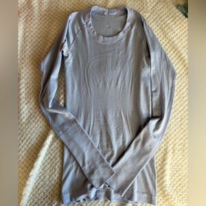 Lululemon light blue swiftly tee